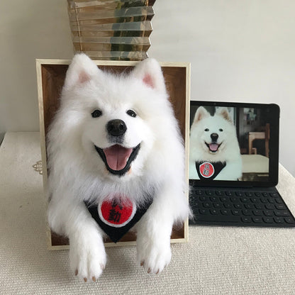 Customize Pet 3D Wool Felt Photo with Frame