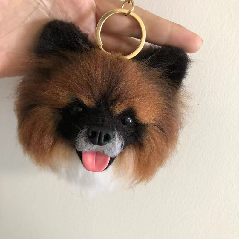 Customize a wool - felted pet avatar pendant