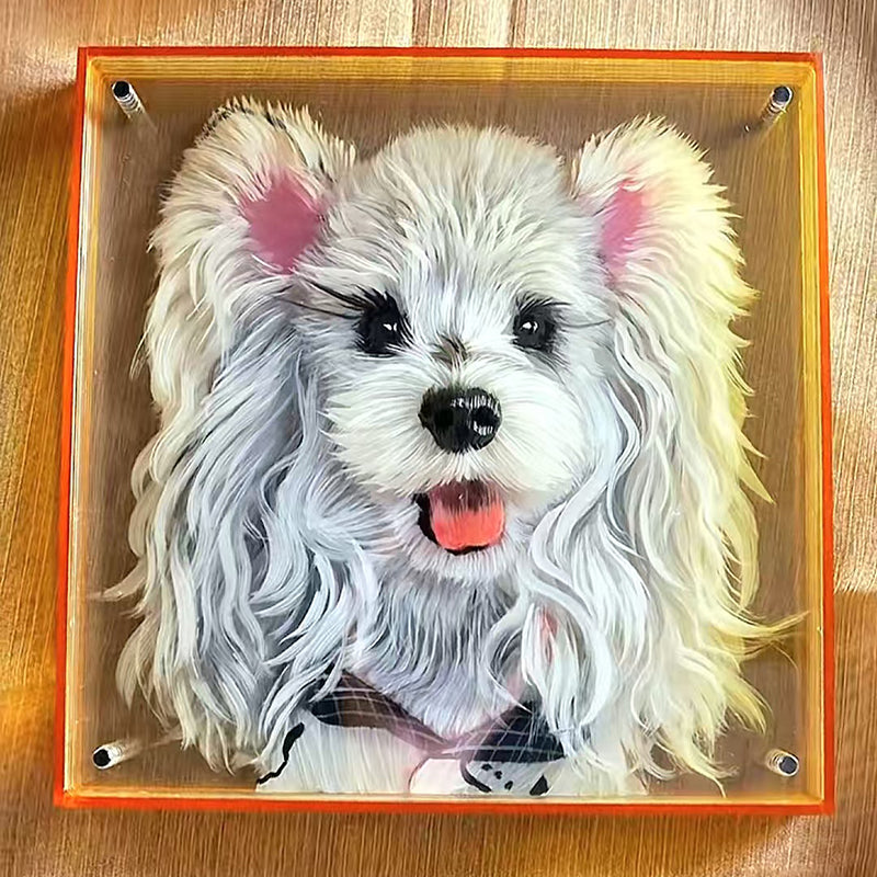 Customize Three-Dimensional Pet Portraits