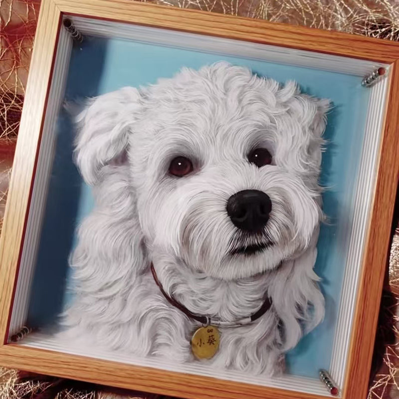 Customize Three-Dimensional Pet Portraits