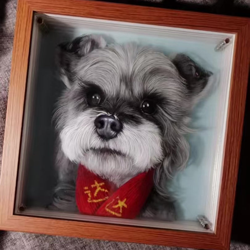 Customize Three-Dimensional Pet Portraits